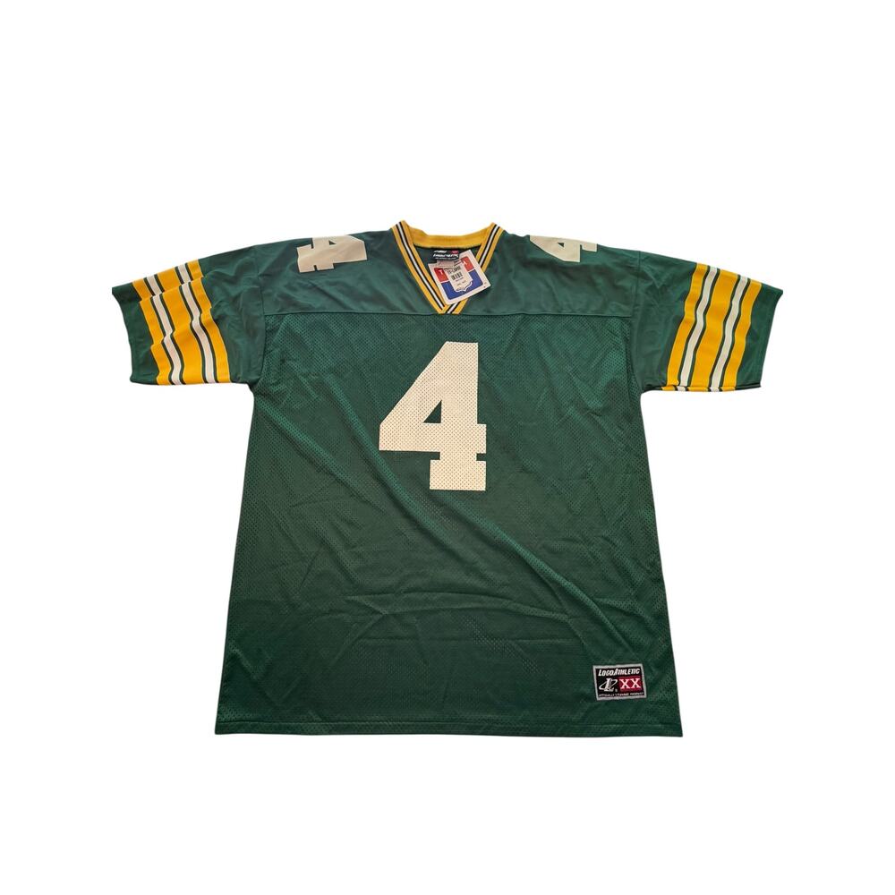 Vintage Brett Favre #4 Green Pay Packers Jersey NWT